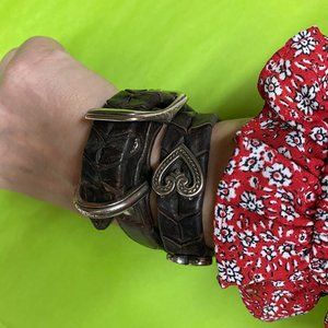 Brighton Dog Collar Black Leather 18"